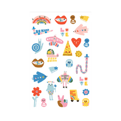 Abtibilduri 3D Stickiville Mini Mantras - Ooly - Publisol.ro