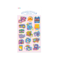 Abtibilduri holografice Stickiville Cute Cameras - Ooly