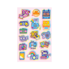 Abtibilduri holografice Stickiville Cute Cameras - Ooly