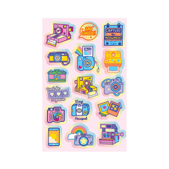 Abtibilduri holografice Stickiville Cute Cameras - Ooly - Publisol.ro