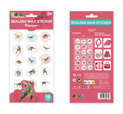 Abtibilduri imitatie sigiliu - Dinozauri, colectia Creatii Naturale - Avenir - Publisol.ro