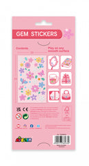 Abtibilduri pietre stralucitoare - Flori - Avenir