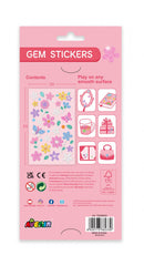 Abtibilduri pietre stralucitoare - Flori - Avenir - Publisol.ro