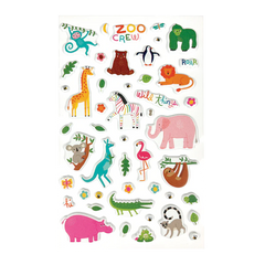 Abtibilduri pufoase Stickiville Zoo Crew - Ooly