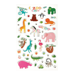 Abtibilduri pufoase Stickiville Zoo Crew - Ooly - Publisol.ro