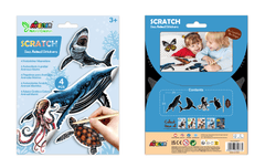 Abtibilduri razuibile - Animale subacvatice, colectia Creatii Naturale - Avenir - Publisol.ro