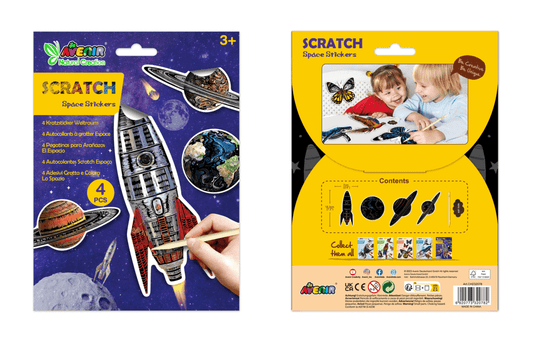 Abtibilduri razuibile - Spatiu, colectia Creatii Naturale - Avenir - Publisol.ro