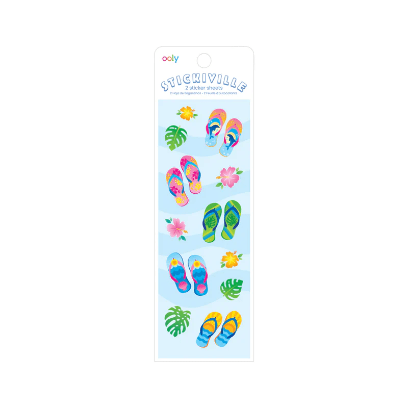Abtibilduri Stickiville Flip Flops - Ooly - Publisol.ro