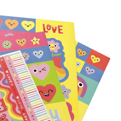 Abtibilduri Stickiville Happy Hearts - 10 pagini - Ooly - Publisol.ro