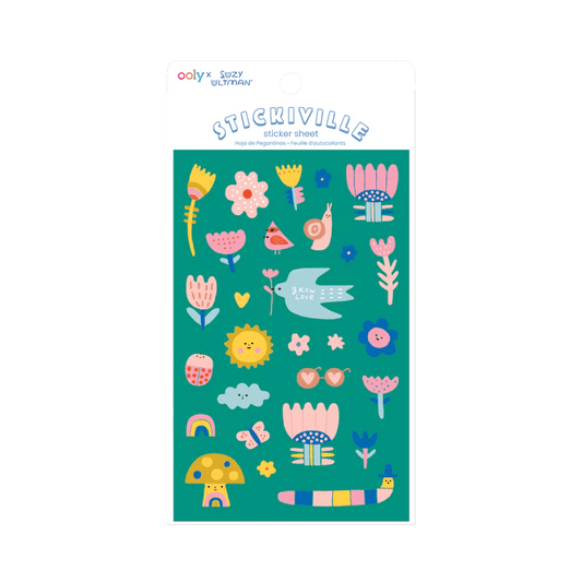 Abtibilduri vinil Stickiville Garden of Love - Ooly - Publisol.ro