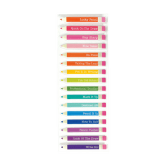 Abtibilduri vinil transparent Stickiville Lucky Pencils - Ooly - Publisol.ro