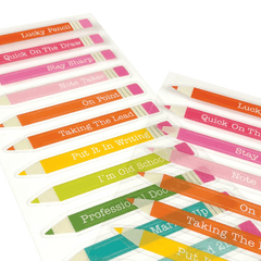 Abtibilduri vinil transparent Stickiville Lucky Pencils - Ooly - Publisol.ro