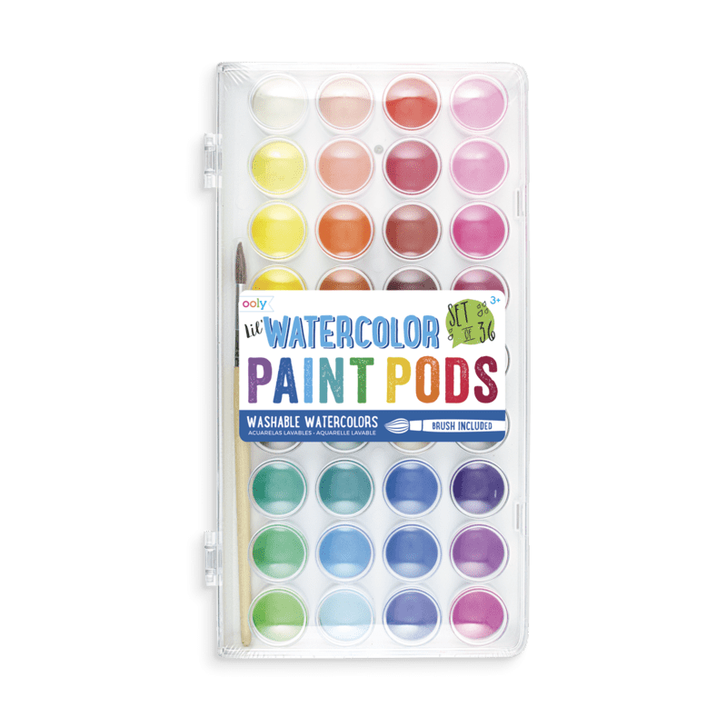 Acuarele lavabile Lil Paint, 36 culori - Ooly - Publisol.ro