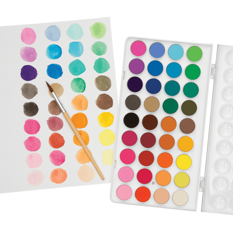 Acuarele lavabile Lil Paint, 36 culori - Ooly - Publisol.ro