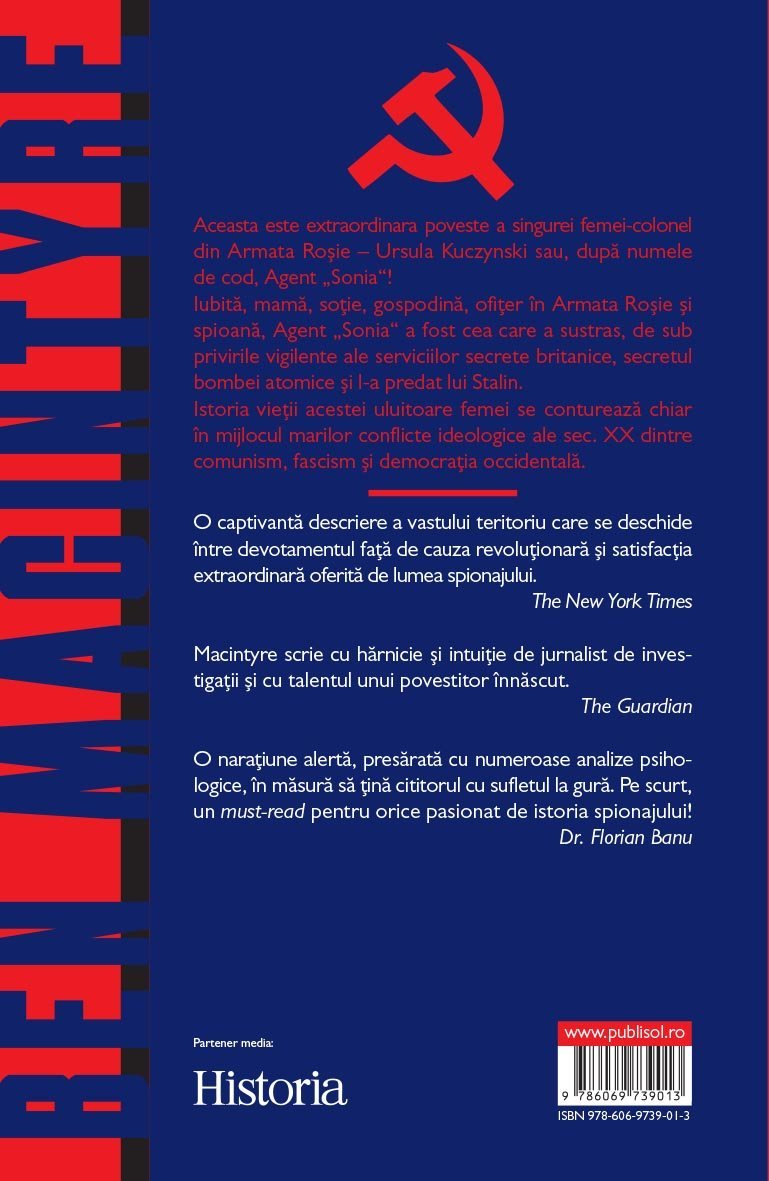 AGENT SONIA, de Ben MacIntyre -Ed. digitala - PDF - Publisol.ro