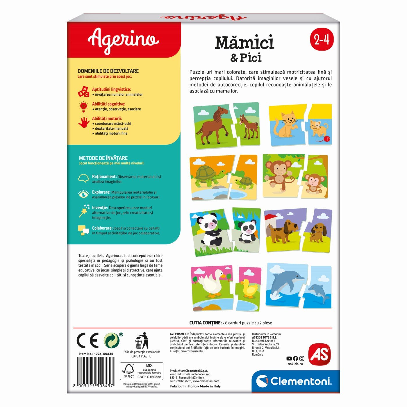 Agerino joc educativ mamici si pici - Publisol.ro