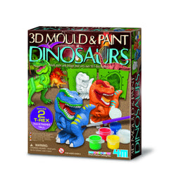 Atelier creativ 3D Modeleaza si picteaza - Dinozaur - 4M