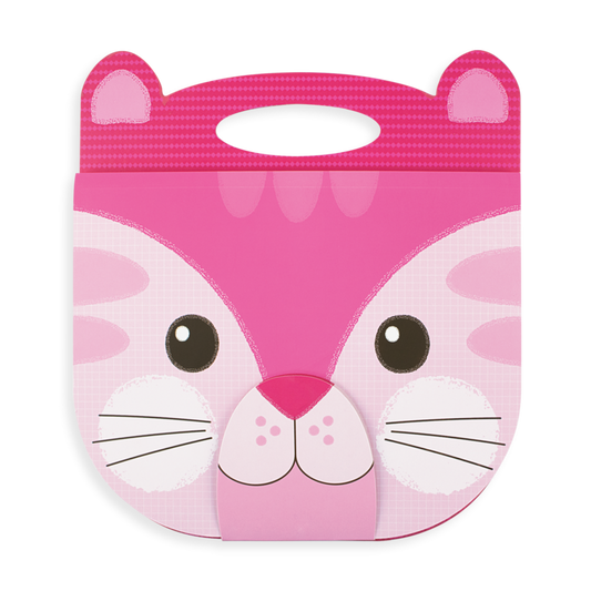 Caiet desen portabil - Pisica Roz - Ooly