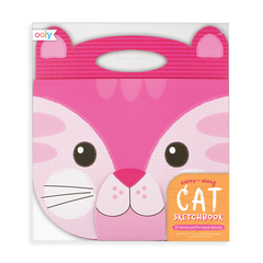 Caiet desen portabil - Pisica Roz - Ooly