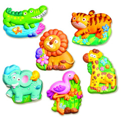 Atelier creativ Modeleaza si picteaza - Animale Zoo - 4M