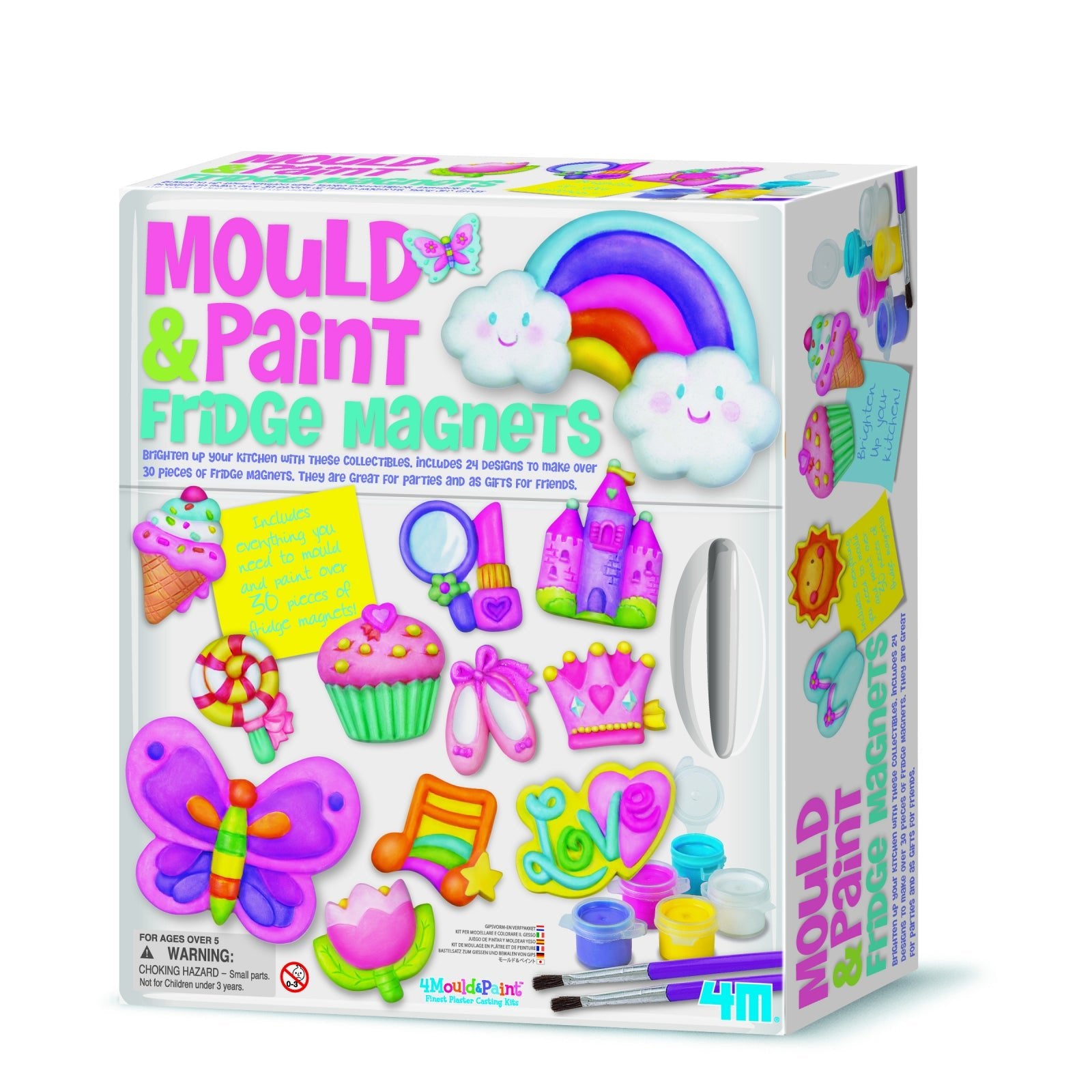 Atelier creativ Modeleaza si picteaza - Magneti pentru frigider - 4M - Publisol.ro