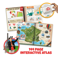 Atlas VR Interactiv , Exploreaza Lumea prin Realitate Virtuala - Abacus Brands - Publisol.ro