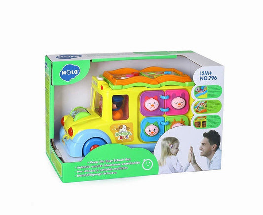 Autobuzul scolar cu sunete si lumini, Jucarii Bebe - Publisol.ro