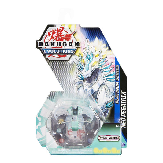 Bakugan s4 figurina metalica neo pegatrix alb, Spin Master - Publisol.ro