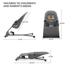 Balansoar Kinderkraft mimi, grey - Publisol.ro