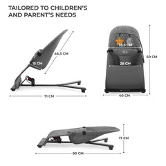 Balansoar Kinderkraft mimi, grey - Publisol.ro