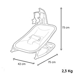 Balansoar Nania, hugo, grey - Publisol.ro