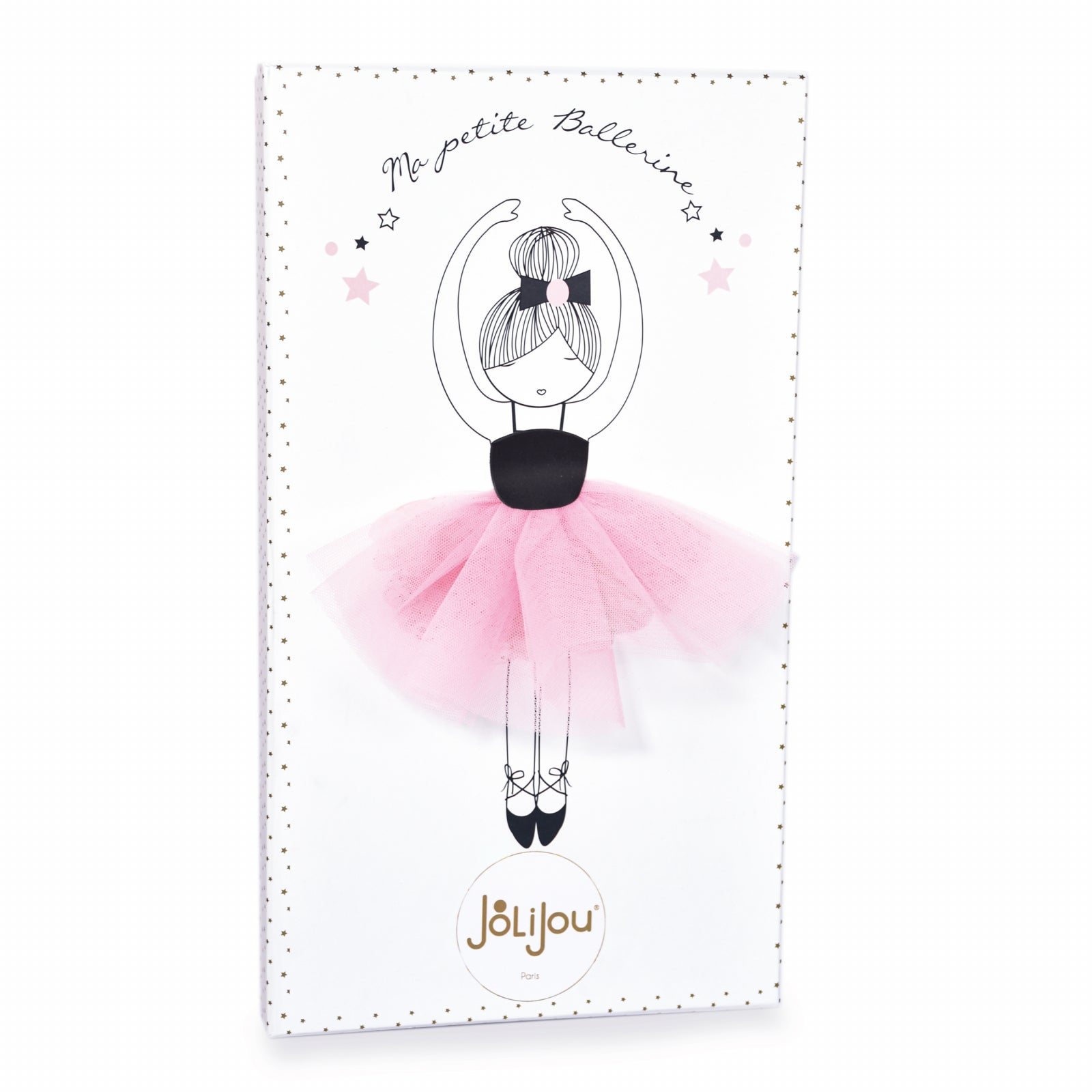 Balerina Anais, 35 cm, material textil, alb - Jolijou - Publisol.ro