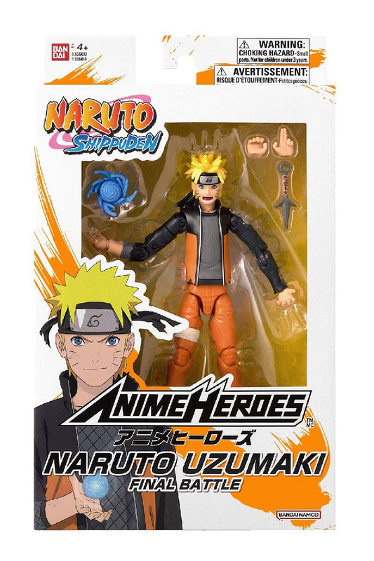 Bandai figurina naruto shippuden naruto uzumaki final battle 16.5cm, Bandai - Publisol.ro