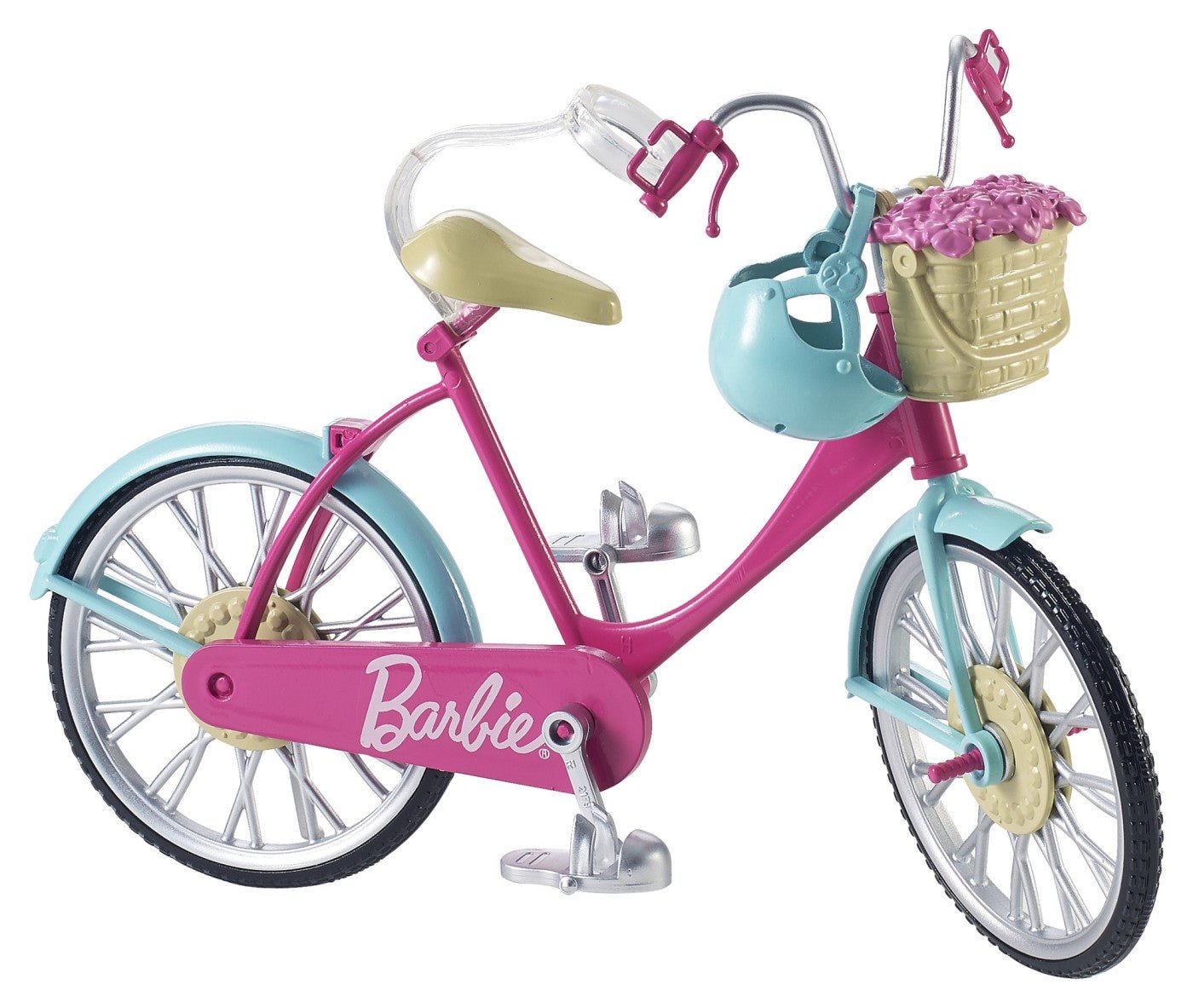 Barbie bicicleta roz lui Barbie - Publisol.ro