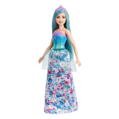 Barbie Dreamtopia papusa printesa cu par albastru - Publisol.ro