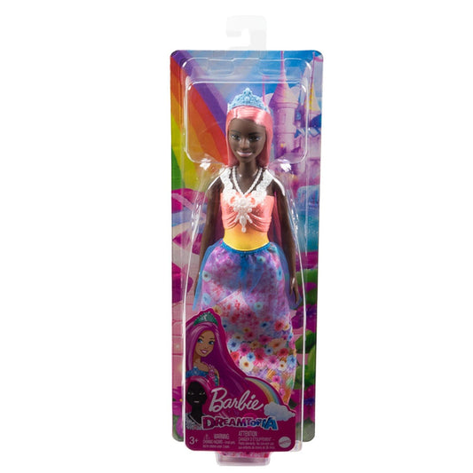 Barbie dreamtopia papusa printesa cu par corai, Mattel - Publisol.ro