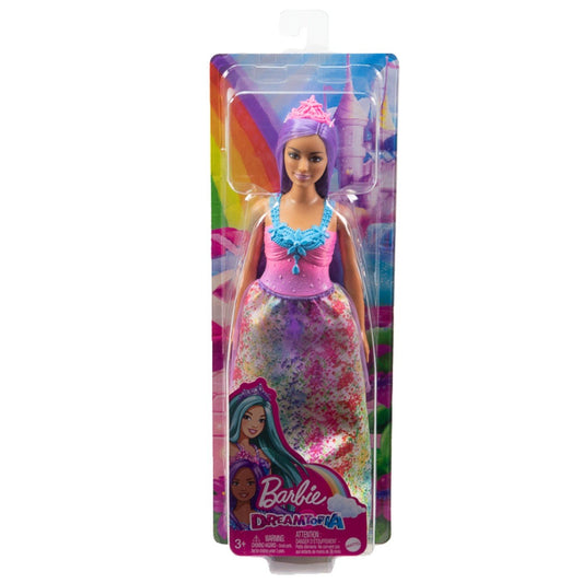 Barbie dreamtopia papusa printesa cu par mov, Mattel - Publisol.ro