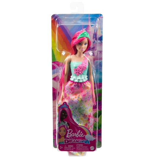 Barbie dreamtopia papusa printesa cu par roz, Mattel - Publisol.ro