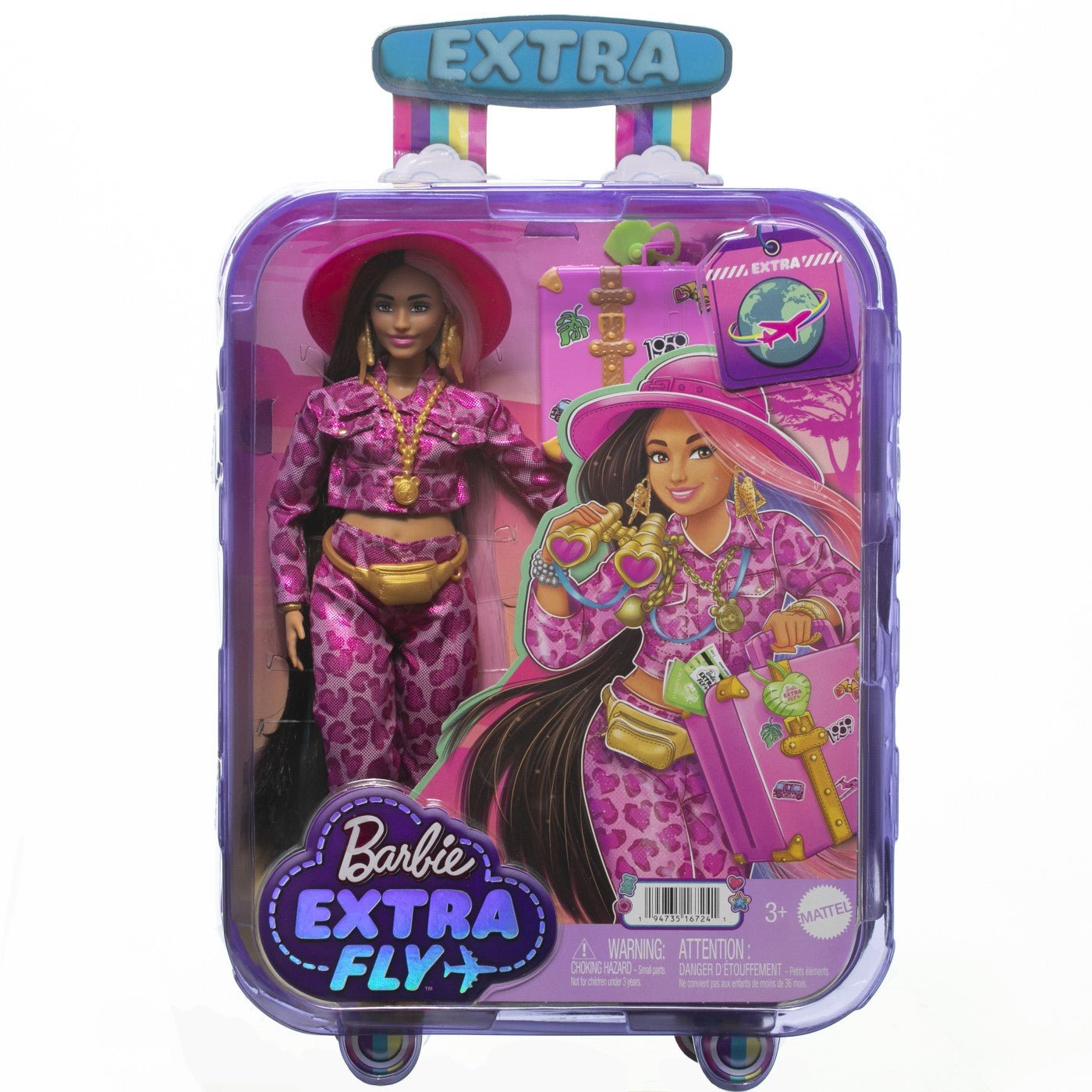 Barbie extra fly papusa Barbie bruneta in safari - Publisol.ro