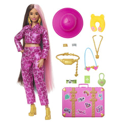Barbie extra fly papusa Barbie bruneta in safari - Publisol.ro