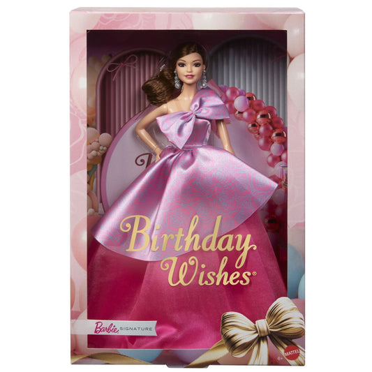 Barbie papusa Barbie birthday wishes satena cu rochie roz - Publisol.ro