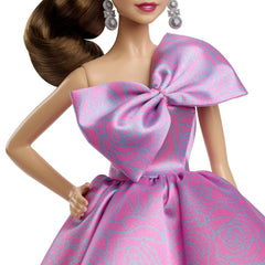 Barbie papusa Barbie birthday wishes satena cu rochie roz - Publisol.ro