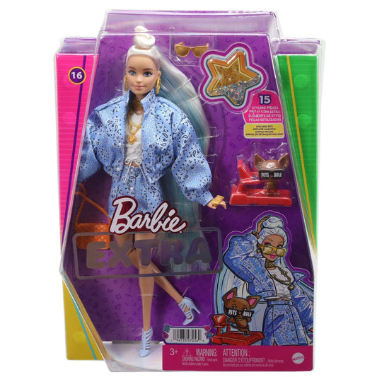 Barbie papusa barbie extra barbie cu bandana, Mattel - Publisol.ro