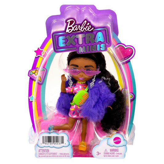 Barbie papusa barbie extra mini bruneta, Mattel - Publisol.ro