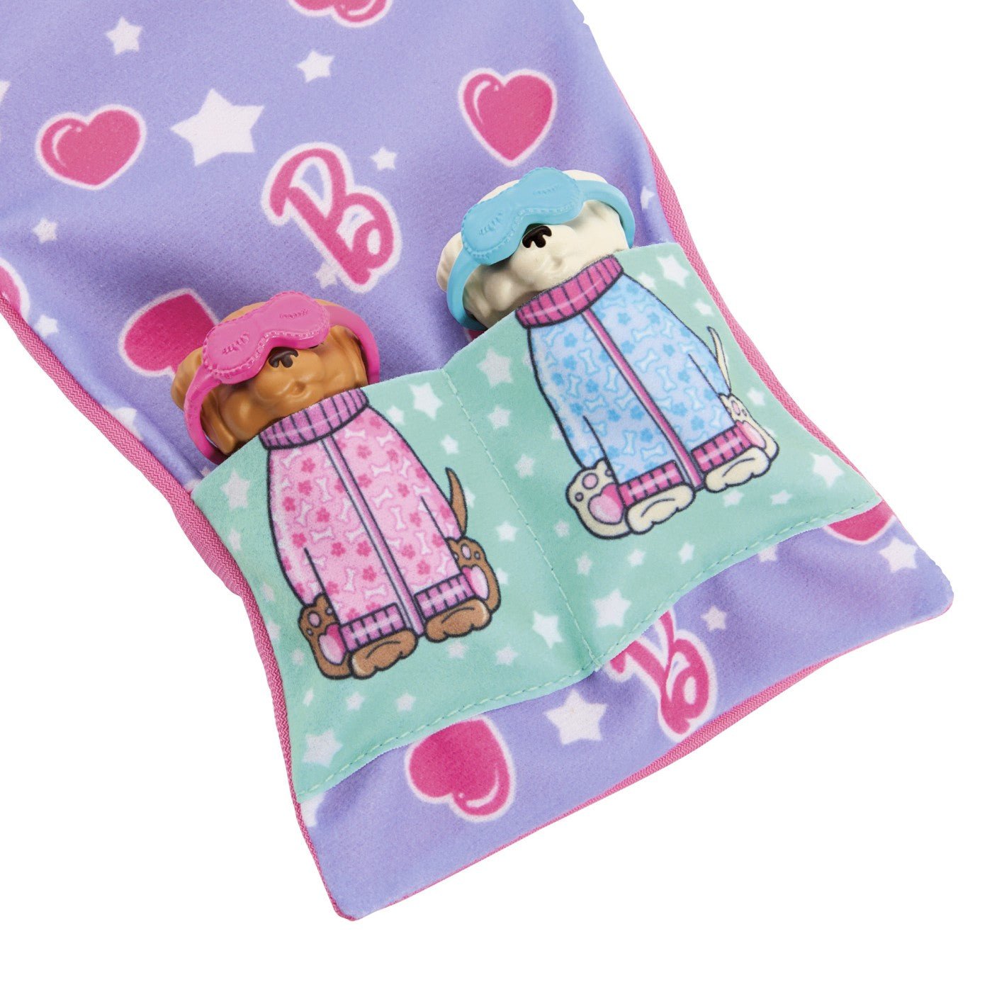 Barbie papusa Barbie family set petrecere cu 2 catelusi color change - Publisol.ro