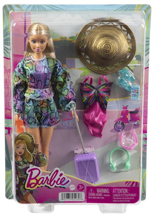 Barbie papusa barbie in calatorie, Mattel - Publisol.ro