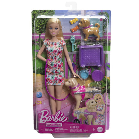 Barbie papusa barbie you can be cu catei, Mattel - Publisol.ro