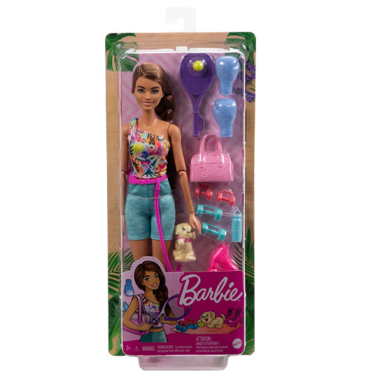 Barbie set de joaca cu accesorii papusa barbie sportiva, Mattel - Publisol.ro