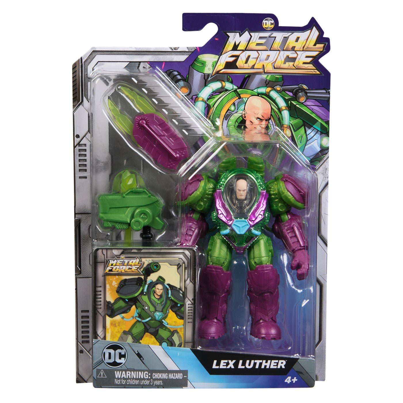 Batman DC eroii metal force figurina lex luther 10 cm - Publisol.ro