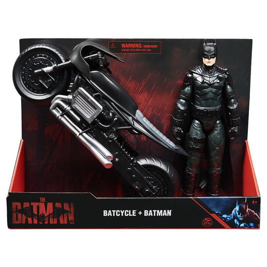 Batman film motocicleta lui batman si figurina batman 30cm, Spin Master - Publisol.ro